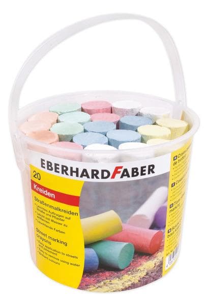 Eberhard Faber EF-526512 Trottoarkrithink med 20 kritor