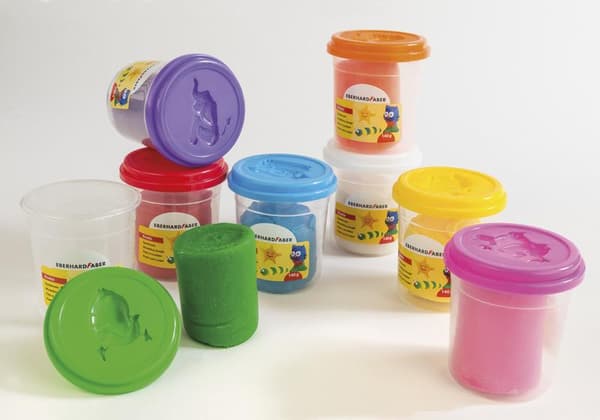 Eberhard Faber EF-572506 Lasten savi Cupissa 140g Valkoinen Keltainen Punainen Sininen