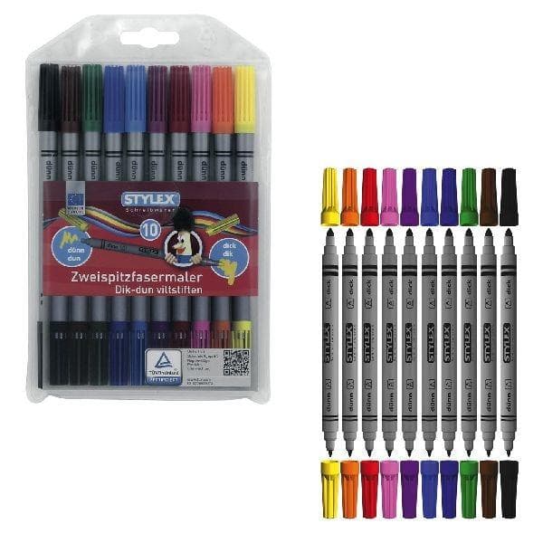 Toppoint Duo tuschpenne 10 stk
