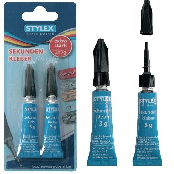 Stylex Super Glue 3 ml 2 kpl