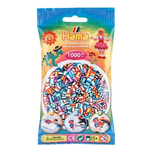 Hama Strykpärlor 1000 Styck 2 Färgblandade