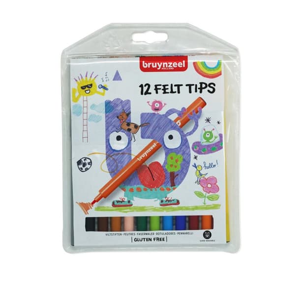 Bruynzeel filtpenne 12 stk