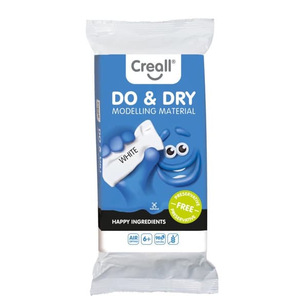 Creall Modeling Clay 0,5 kg Hvid