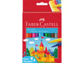 Miniatyrbild 1 av 8: Faber Castell FC-554201 filtpenna 12 delar tvättbar kartongpåse