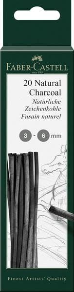 Faber Castell FC-129198 Charcoal Pitt Monokrom 3-6 Mm