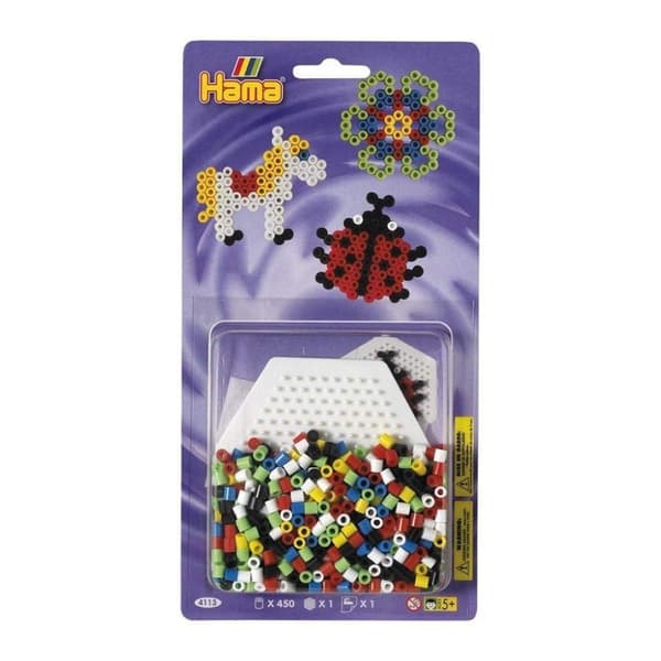 Hama Fuse Beads Häst/nyckelpiga/Blomma 450 Styck