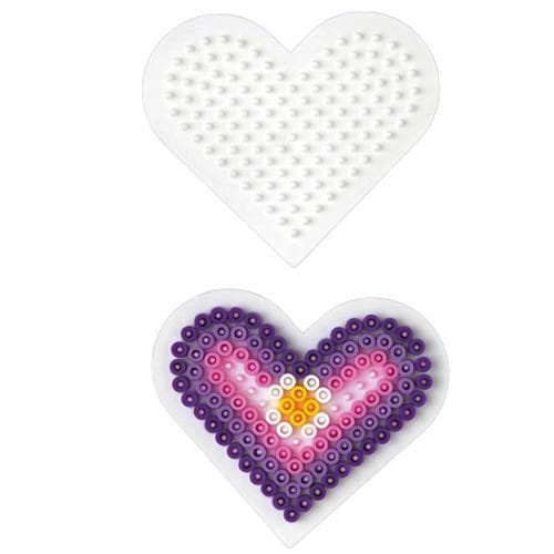 Hama Fuse Beads Basplatta Hjärta Liten