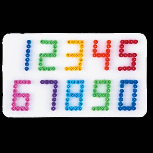 Hama Fuse Beads Bundpladenumre Hvid