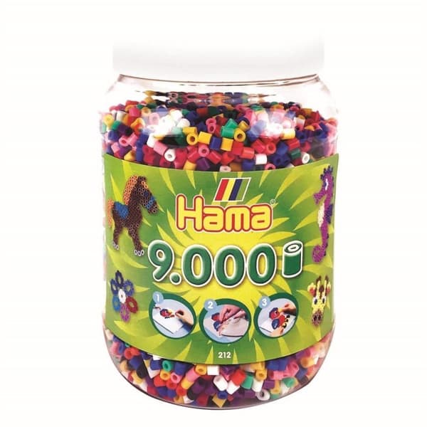 Hama strykpärlor i kruka 9000 st