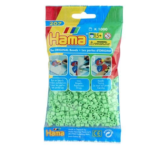Hama Strykpärlor 1000 Styck Grön Pastell