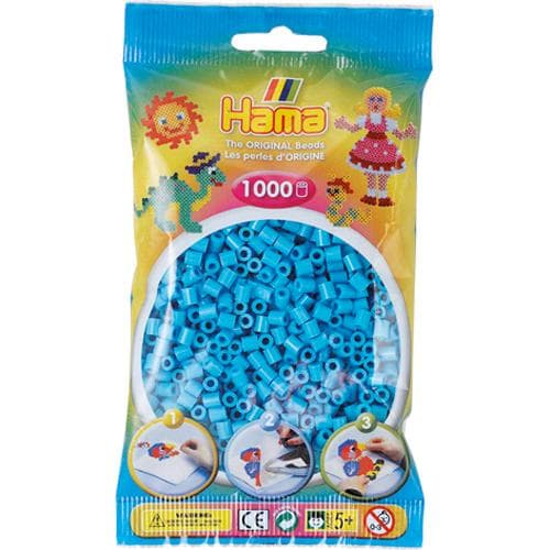 Hama Fuse Beads Azurblå 1000 stycken