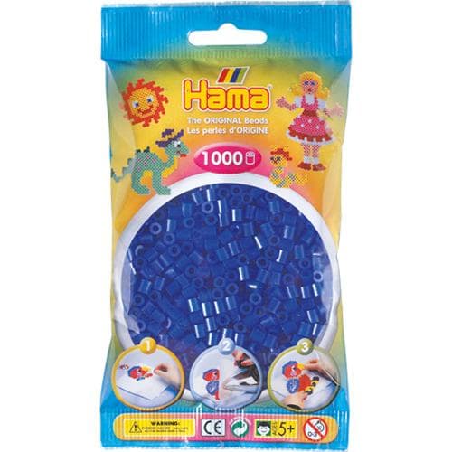 Hama Fuse Beads Hama 1000 delar Blå Neon