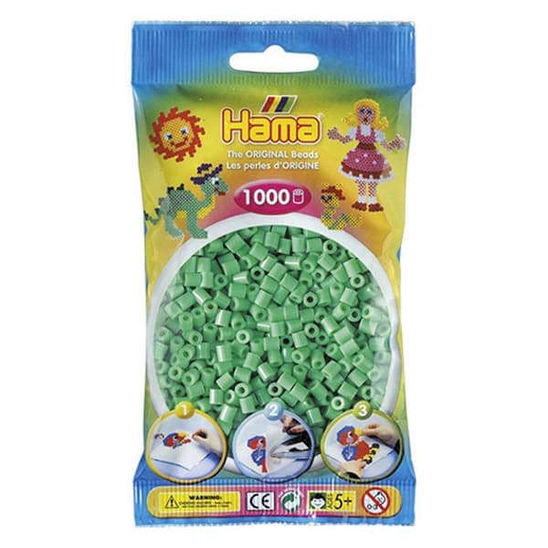 Hama Fuse Beads Mintgrön 1000 stycken