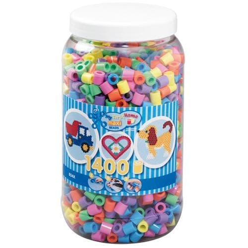 Hama Fuse Beads Maxi Pastellfärger 1400 st