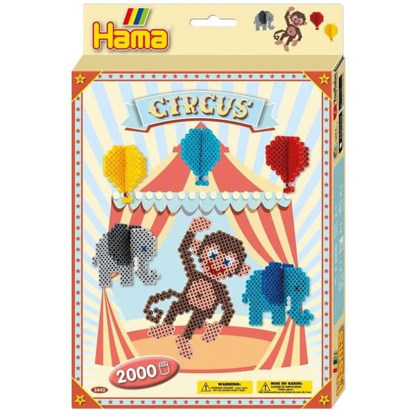 Hama Fuse Beads Circus 2000 Pieces Multicolor