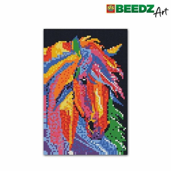 SES Creative Beedz Art Fuse Beads Horse Fantasy 45,5x30 cm 7000 stk.