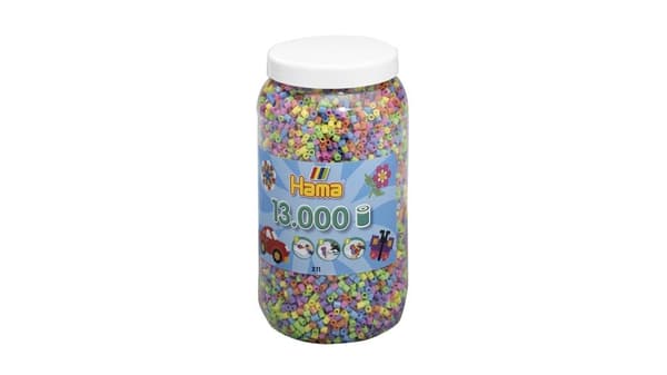 Hama Fuse Beads Ton 13000 Pastellin osalla