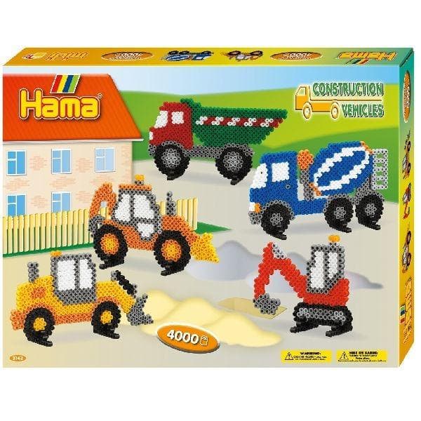 Hama Strygeperler Arbejdskøretøjer 4000 stk