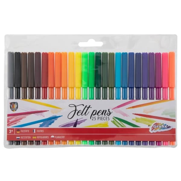 Grafix filtpenne 25 stk