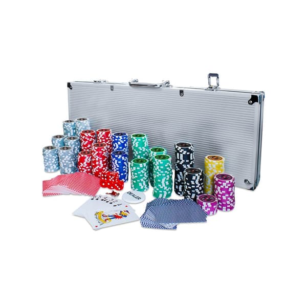 Pokerset med 500 marker och väska Pokerset med 500 marker och väska