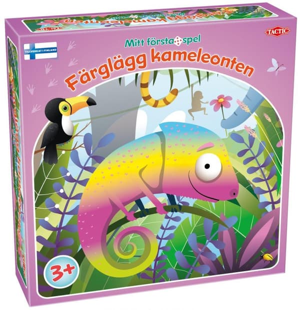 Mitt första spel - Färglägg kameleonten