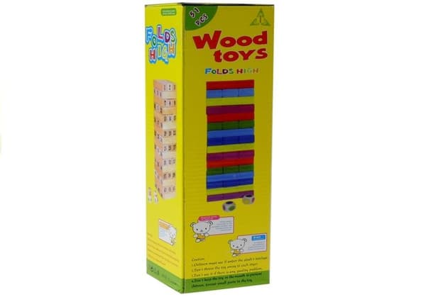 Jenga Game Wooden Tower Don't Destroy!