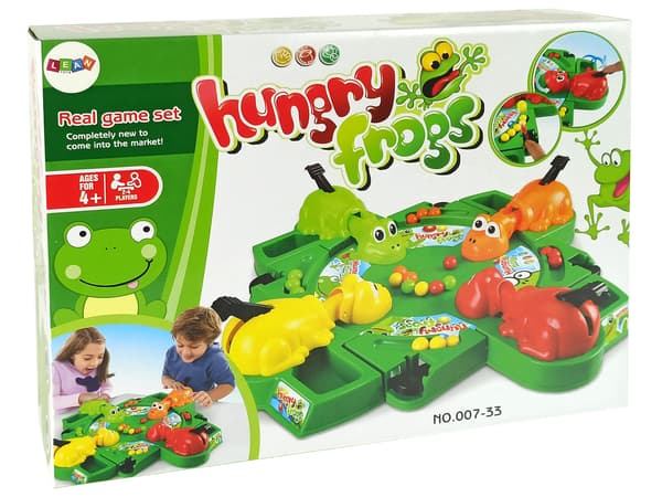 Hungry Frogs Arcade Game Leverage Balls
