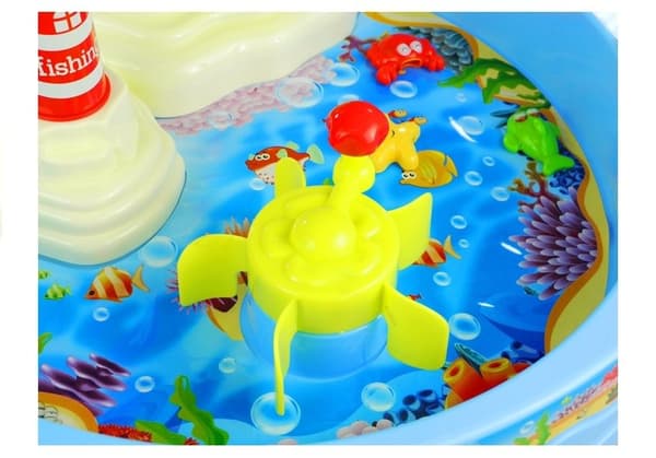 Colorful Fishing Table With Fishing Rods For Kids