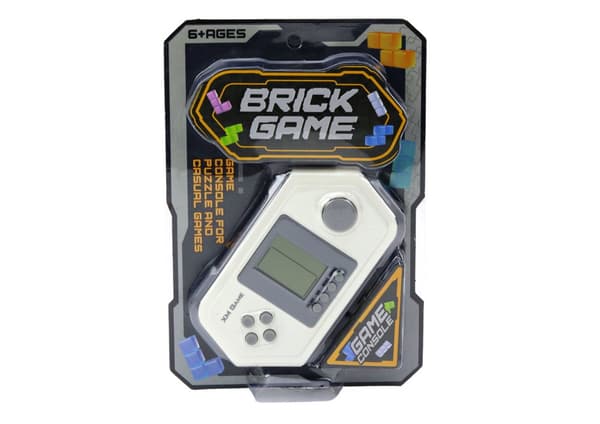 GraTetris Brick Game Electronic Console Grå - Hvid