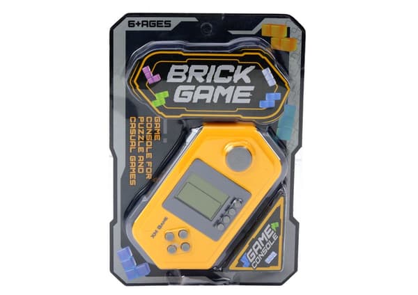 Tetris Brick Game Electronic Console Game Harmaa - keltainen