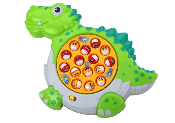 Fiskeri Arcade Game Green Dinosaur Board