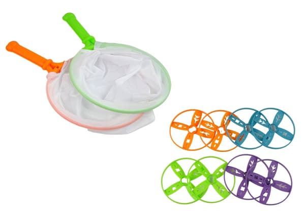 Arcade Game Catch Frisbee Duck Catapult Blue