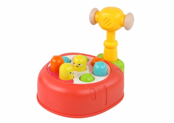 Whac-A-Mole farverige gulerodsarkadespil