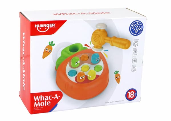Whac-A-Mole farverige gulerodsarkadespil