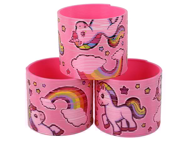 Ikonisk Lys Pink Unicorn Relaxation Spring 6CM