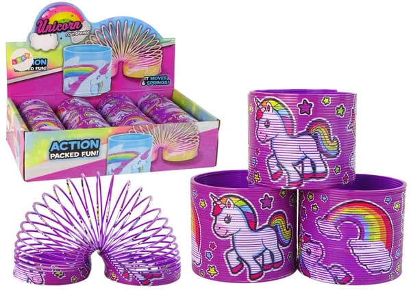 Ikonisk Lilla Unicorn Relaxation Spring 6CM