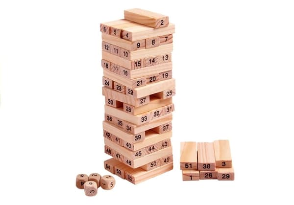 Træpuslespil Tower of Numbers Behændighed