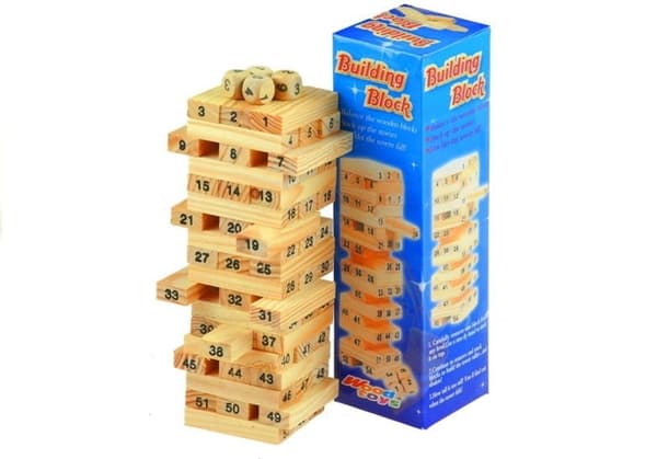 Træpuslespil Tower of Numbers Behændighed