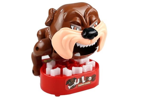 Bidende bulldog arkadespil