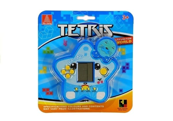 Blue Star Tetris elektroniskt spel