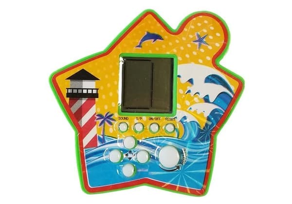 Elektroniskt Pocket Game Tetris Star Green