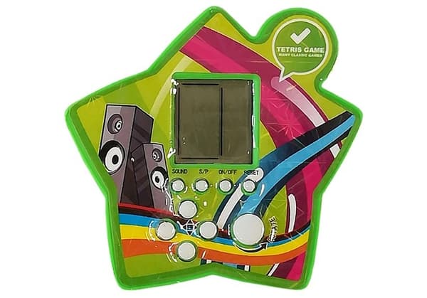 Elektroniskt Pocket Game Tetris Star Green