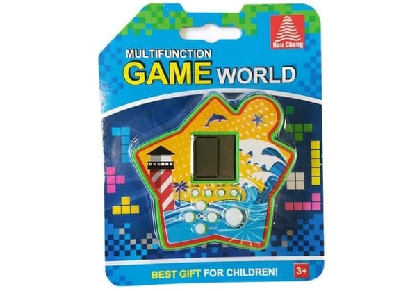 Elektroniskt Pocket Game Tetris Star Green