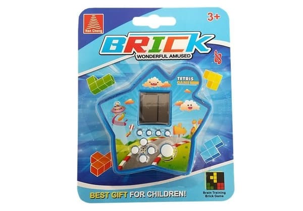 Elektroniskt Pocket Game Brick Blue
