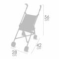 Miniatyrbild 3 av 4: Doll Stroller Decuevas Coco 48 cm 28 x 42 x 56 cm