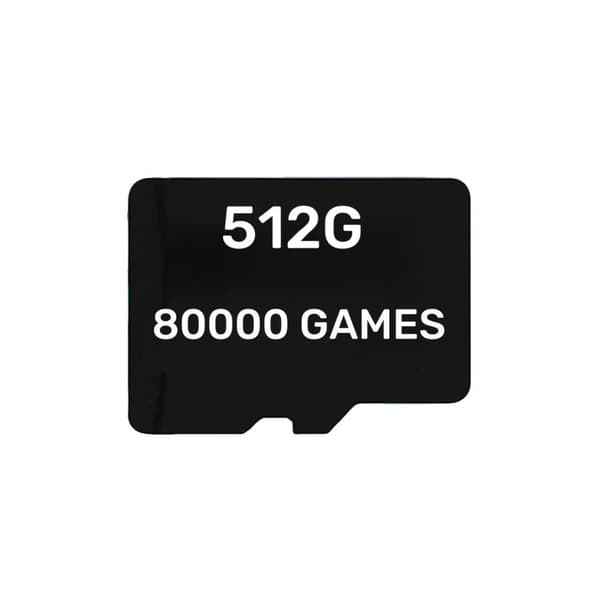 ANBERNIC RG Cube TF-kortti, 512G, jossa on 80000 peliä, 256G, jossa on 45000 peliä,512G Vain 480 PS2 512G 80000 GAMES