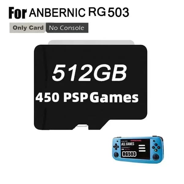 512GB Spilkort, 80000 Spil, Kompatibel med ANBERNIC RG503,512G 80000Spil