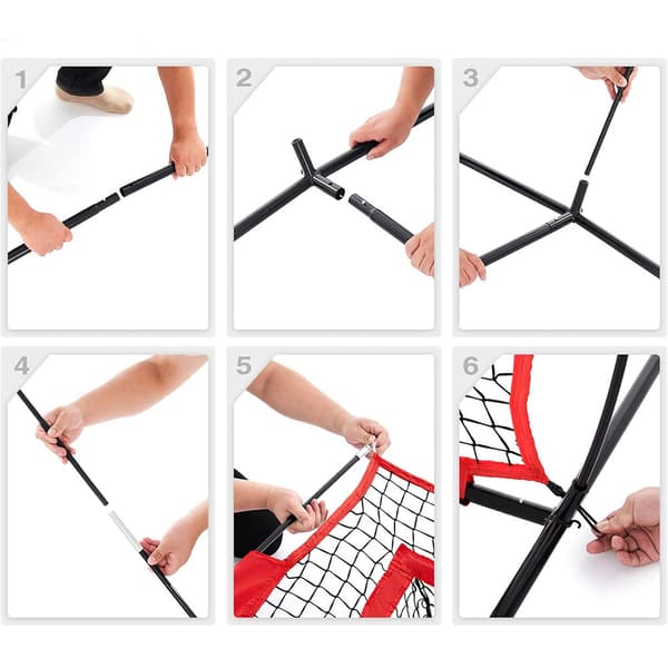 Kannettava harjoitusverkko baseballille ja softballille, 213cm