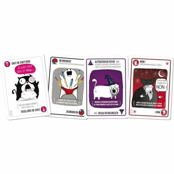 Board game Asmodee Exploding Kittens: Festive Edition (French)