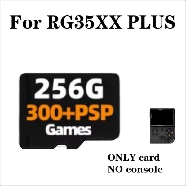 256GB Minneskort, 11000+ Klassiska Spel, 300+ PSP Spel,256G PSP